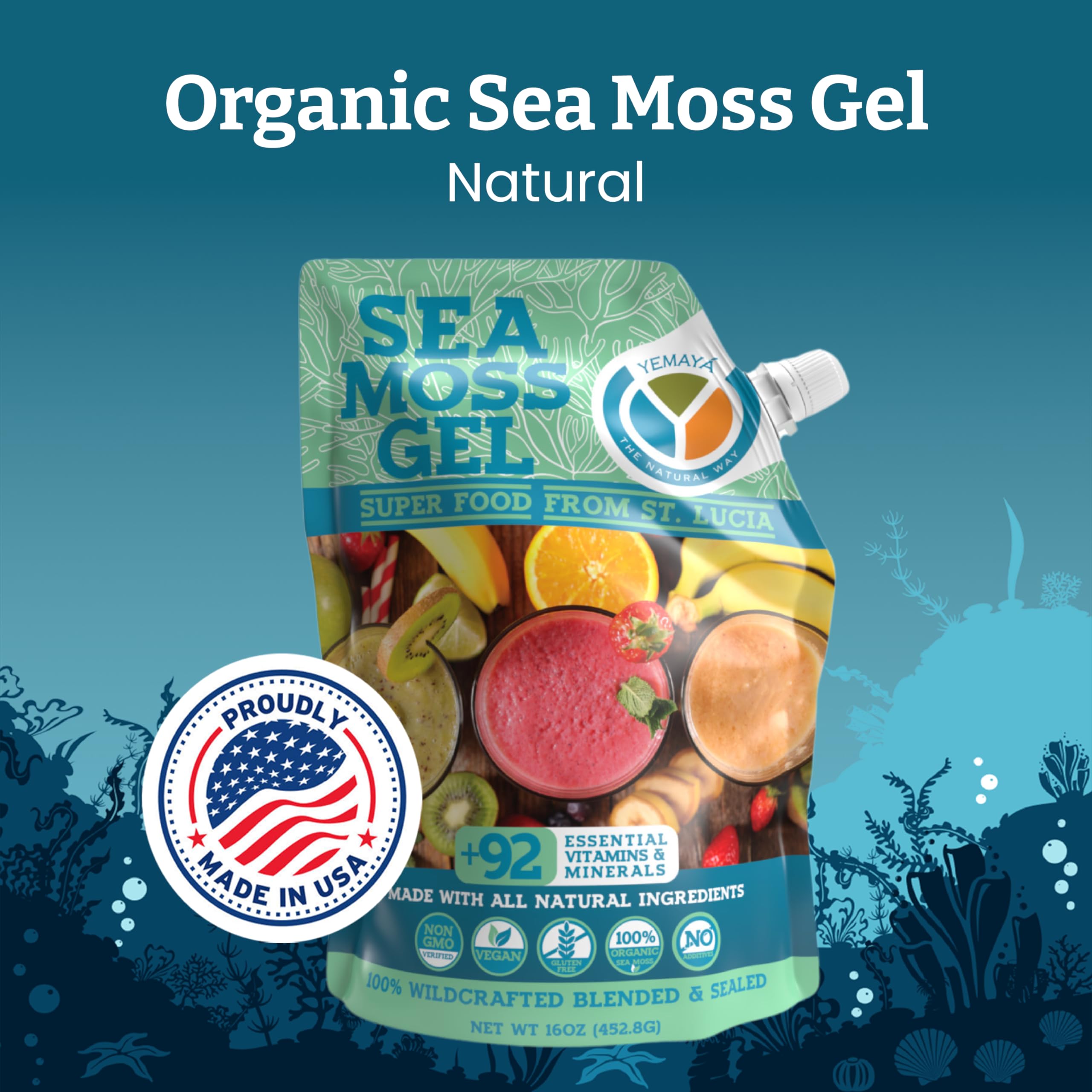 Texture crémeuse du gel Yemayá, pratique pour soin capillaire.