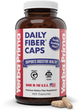 Yerba Prima Daily Fiber Caps: bouteille sur le comptoir, soutien potentiel à la digestion