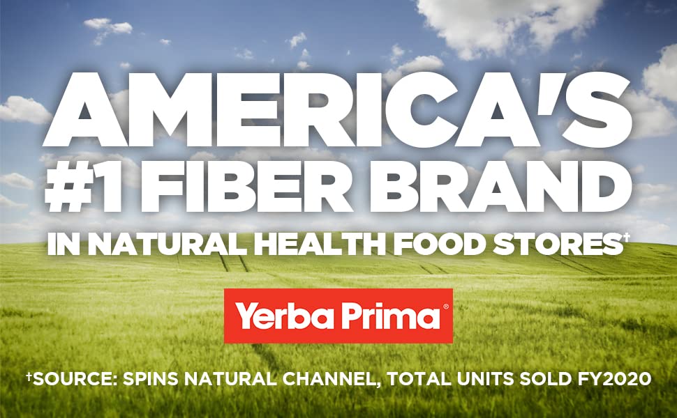 Yerba Prima Daily Fiber Caps: tableau nutritionnel clair sur les fibres