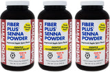 Yerba Prima Fiber Plus Senna Poudre, emballage pack3, pratique pour une routine quotidienne.