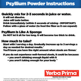 Poudre psyllium avec doseur, pratique pour usage quotidien.