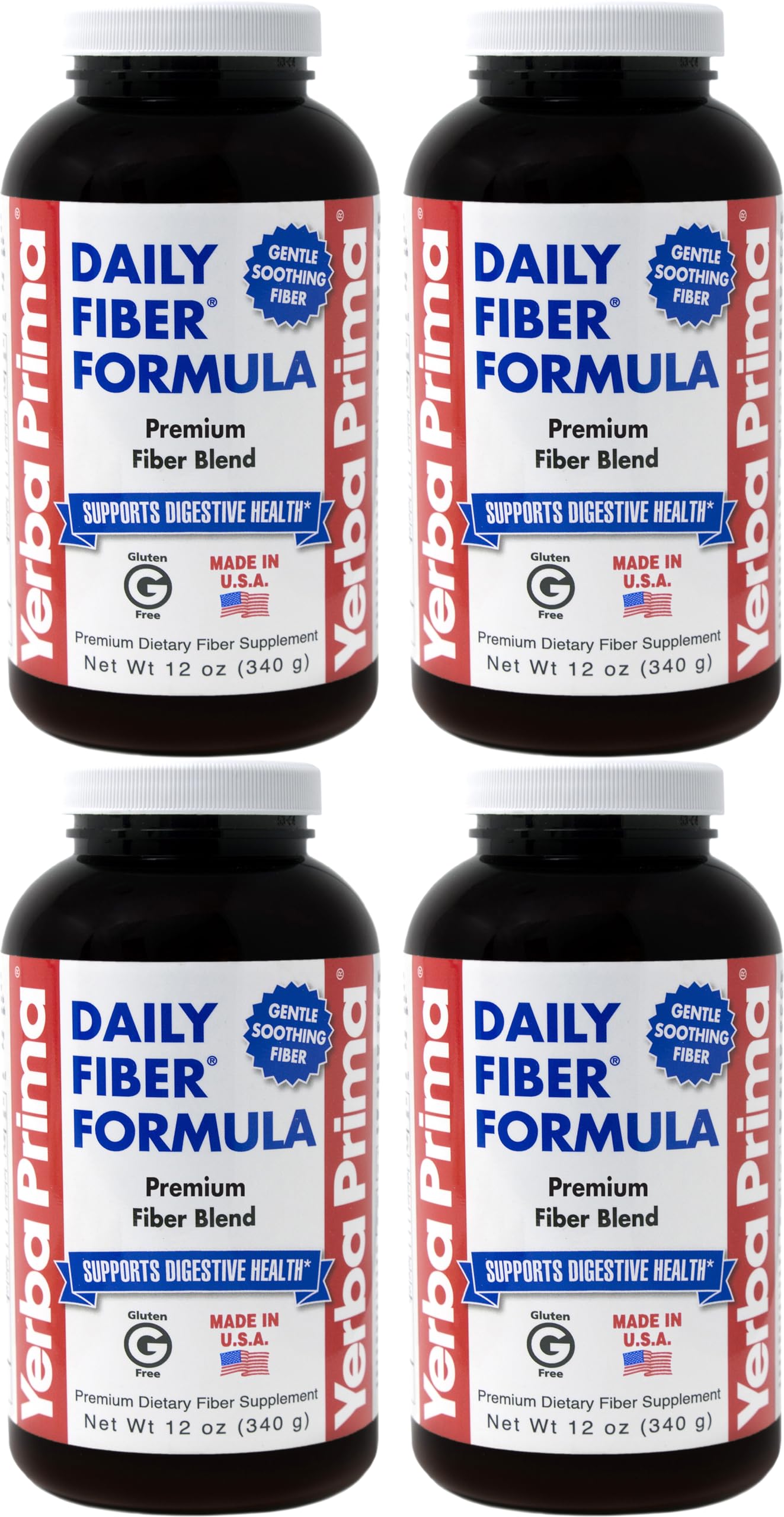 Yerba Prima Poudre fibre quotidienne, texture fine facilitant le mélange.