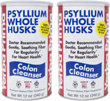 Yerba Prima Psyllium Coque, bouteilles 2, soutien pratique à la régularité.