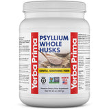 Yerba Prima Psyllium coques dans le flacon, fibre naturelle soutenant le transit.