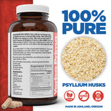 Yerba Prima Psyllium Husk Capsules - capsule végétale facile à prendre au quotidien.
