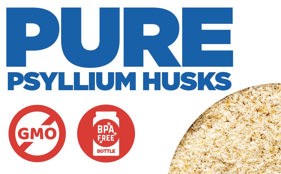Yerba Prima Psyllium Husks doseur, mesure précise pour portions quotidiennes flexibles.