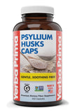Bouteille Yerba Prima Psyllium Husks Caps, fibre pratique au quotidien.