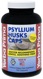 Yerba Prima Psyllium Husks Caps – Bouteille avec capsules, soutien possible à la régularité digestive.