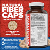 Capsules Yerba Prima Psyllium Husks Caps en main, utilisation quotidienne possible.