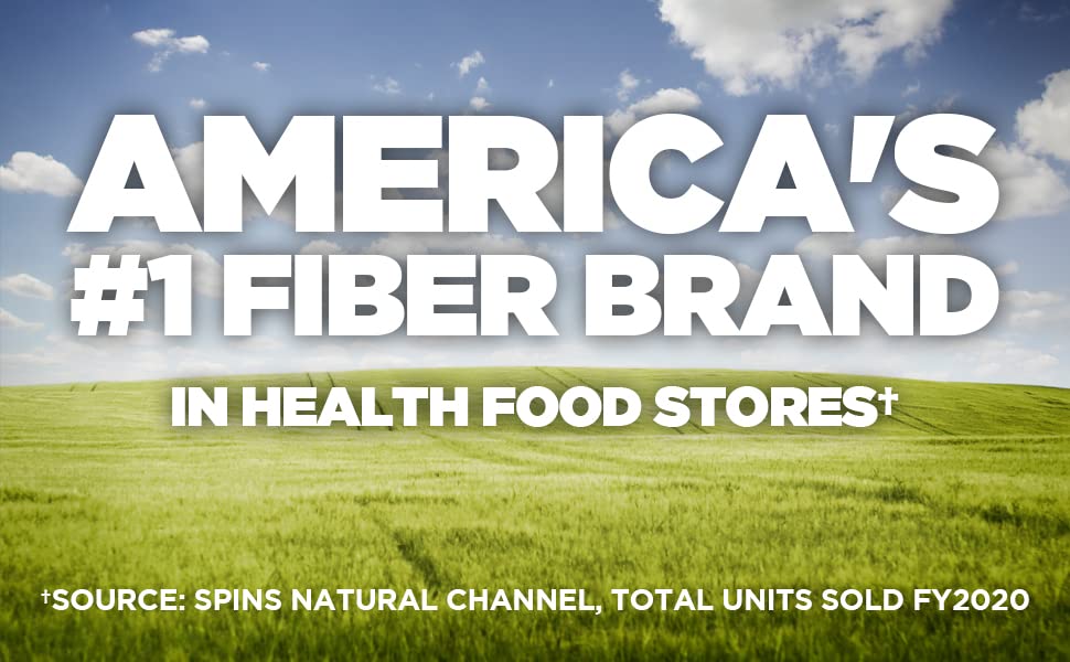Fiche produit mettant en avant fibre naturelle et absence de gluten.
