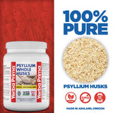 Emballage Yerba Prima Psyllium lot de 2, fibres véganes