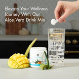 Yes You Can! Aloe Vera Poudre: saveur mangue, complément hydratant pratique et savoureux.
