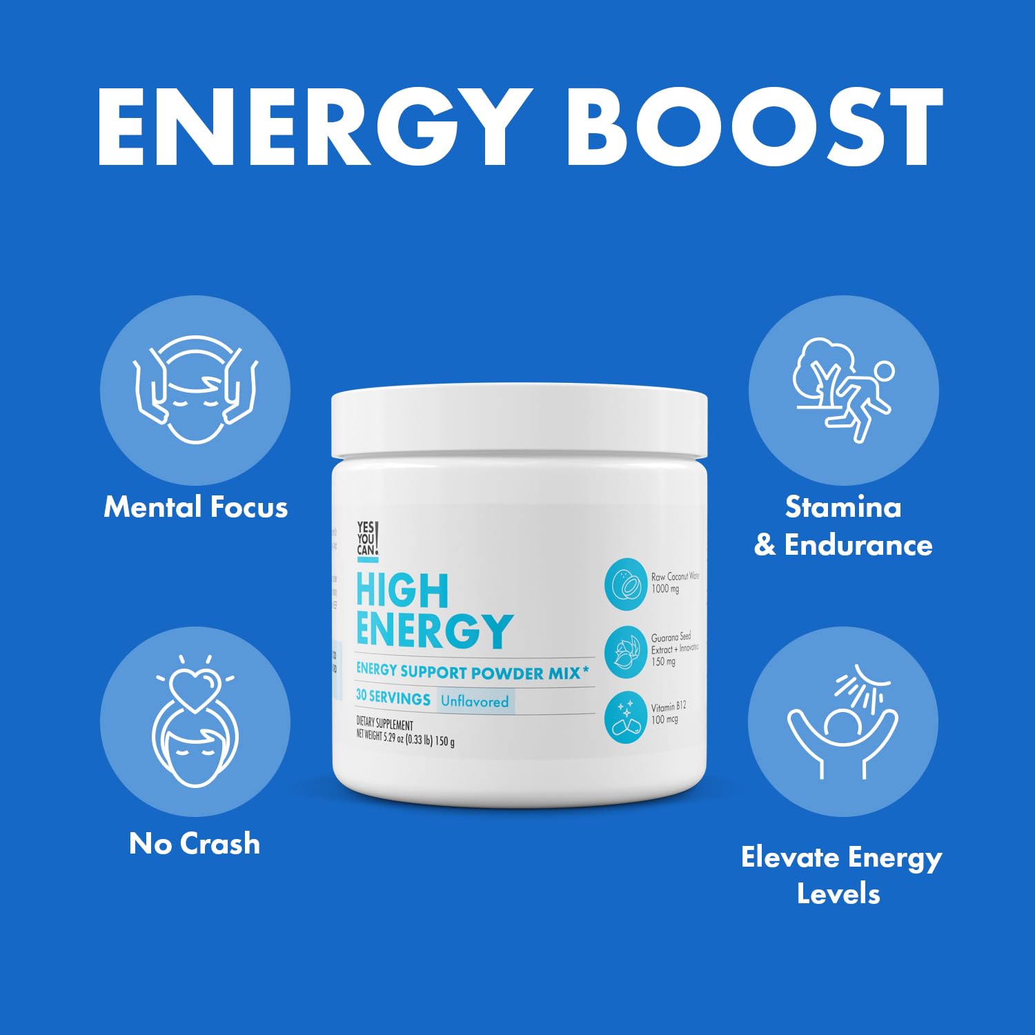 Yes You Can! Booster énergie – dose parfaite pour une portion.