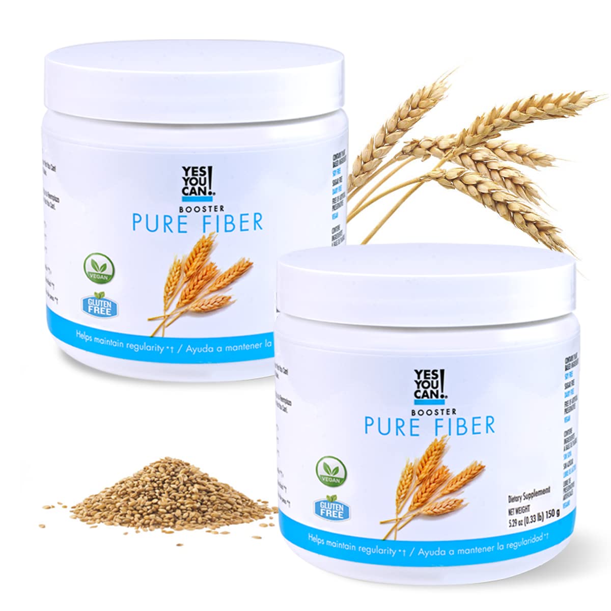 Yes You Can Shake Booster Pure Fiber — bouteille illustrant le boost en fibres quotidien.