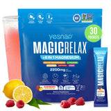 Yesnap MAGICRELAX bouteille saveur framboise citronnée prête à être dégustée pour une pause détente