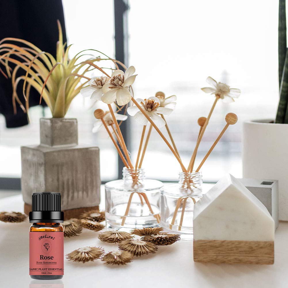 Bain aromatique avec huile de rose Yethious pour détendre