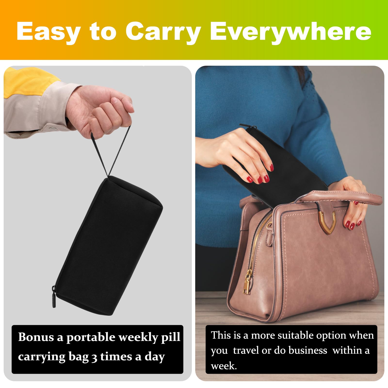 Yewltvep sac portable voyage pour une semaine.