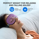 YFONG masque anti-lumière design ergonomique bloque les distractions lumineuses.