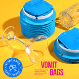 Rangement compact des sacs vomito YGDZ dans une poche ou le sac à main.