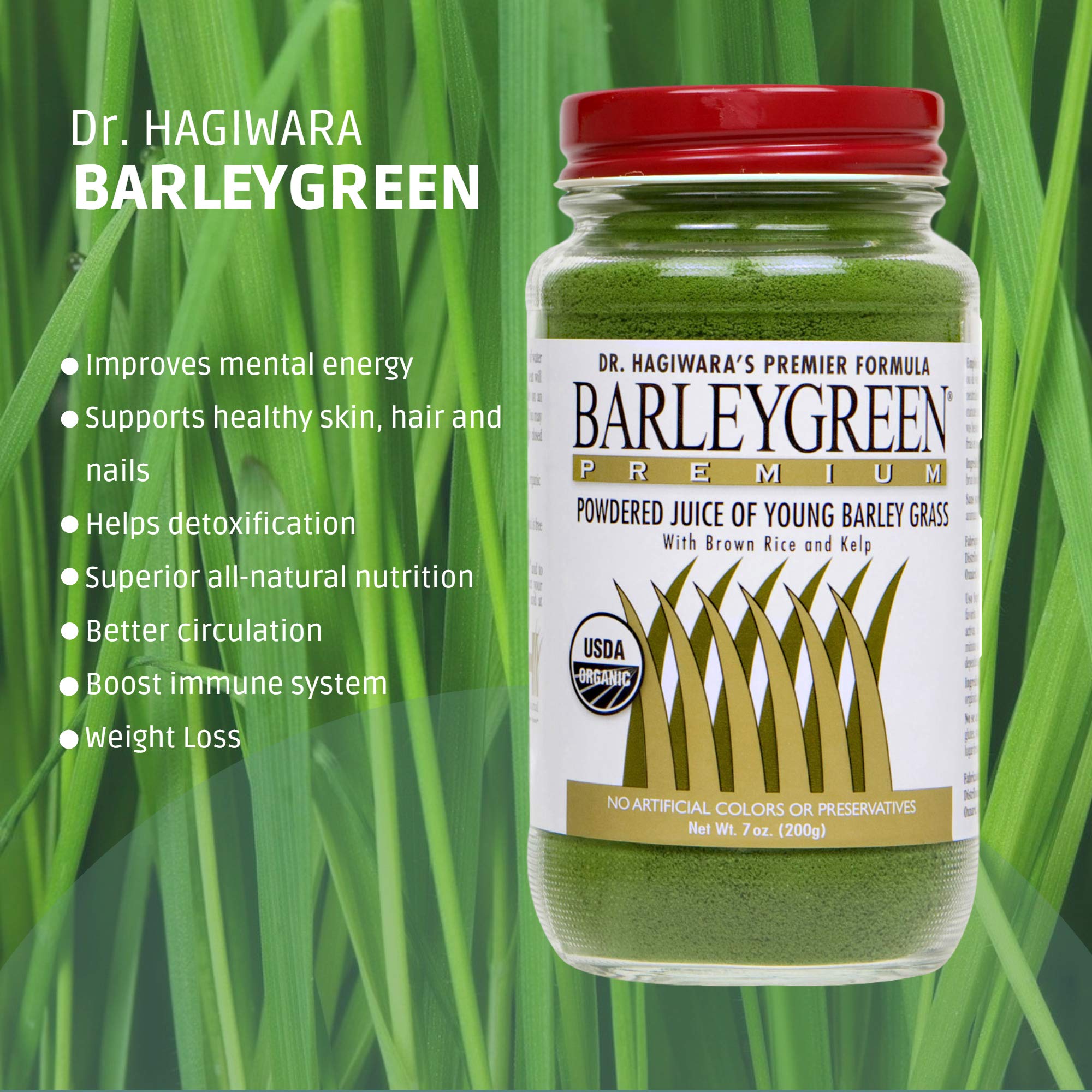BarleyGreen Premium, préparation en mélange, facile à intégrer à votre routine quotidienne.