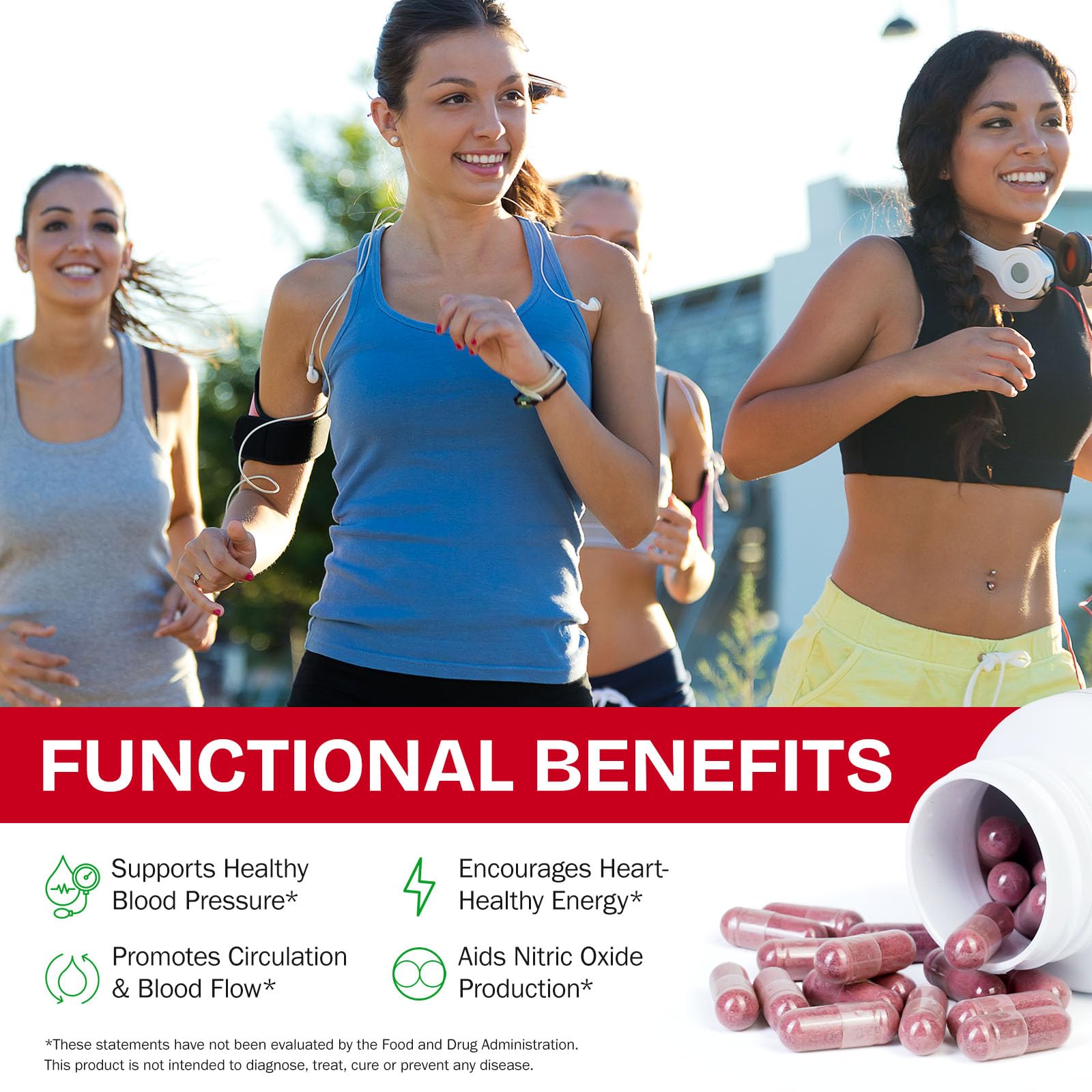 Capsules YHFGTTIO Betterave, soutien énergie subtile pour journées actives.