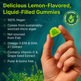 Yi Nutrition Gommes Omega3 extrait raisin image: antioxydants 20:1 pour le bien-être.