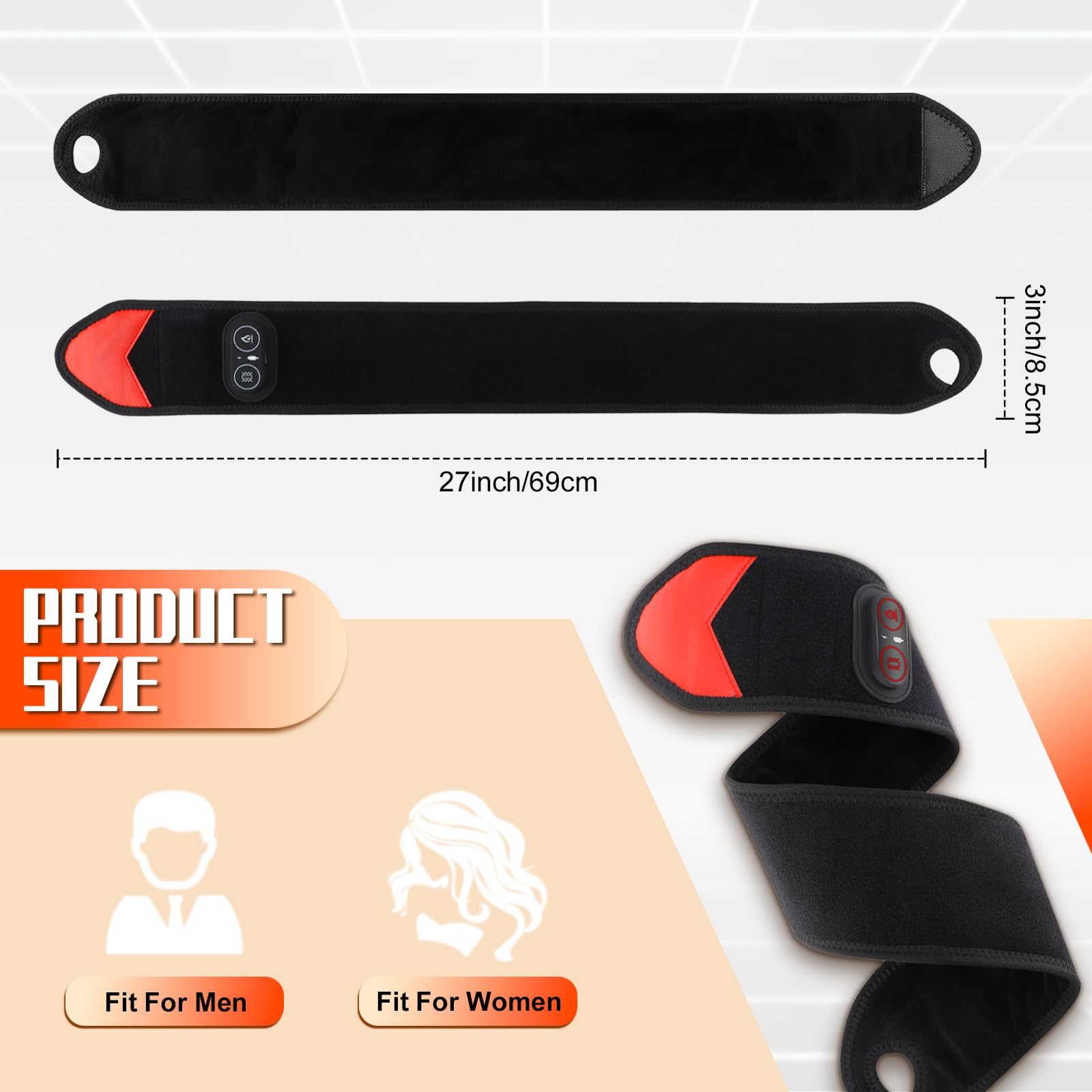 Conception douce et ergonomique pour le poignet.