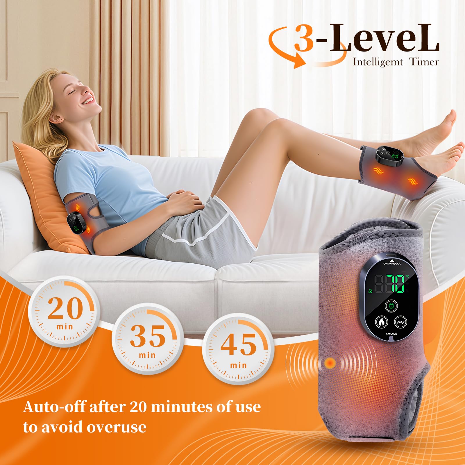 Yincook vibration-pieds-3-modes: massage personnalisé selon votre énergie