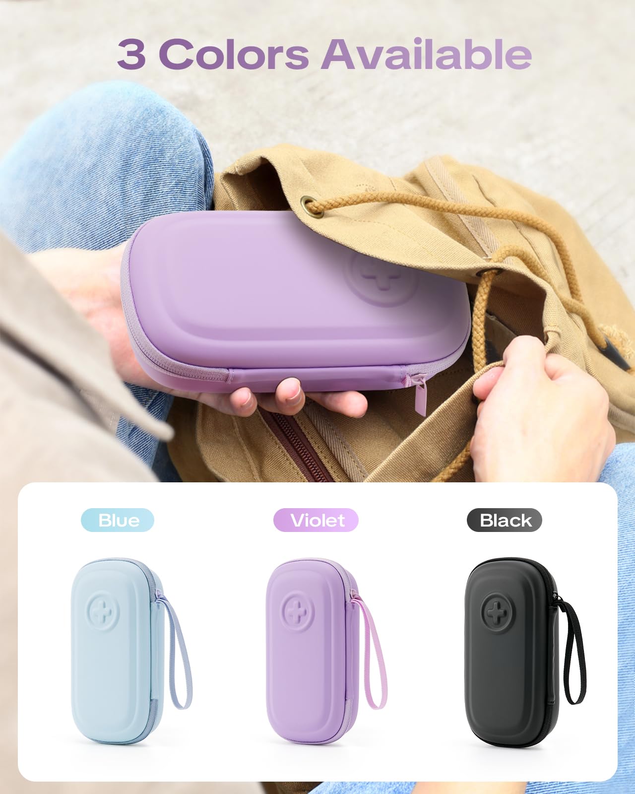 YINKECASE accès rapide aux médicaments d’urgence et inhalateurs.