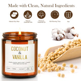 Bougie sans toxines YINUO LIGHT, cire de soja naturelle.