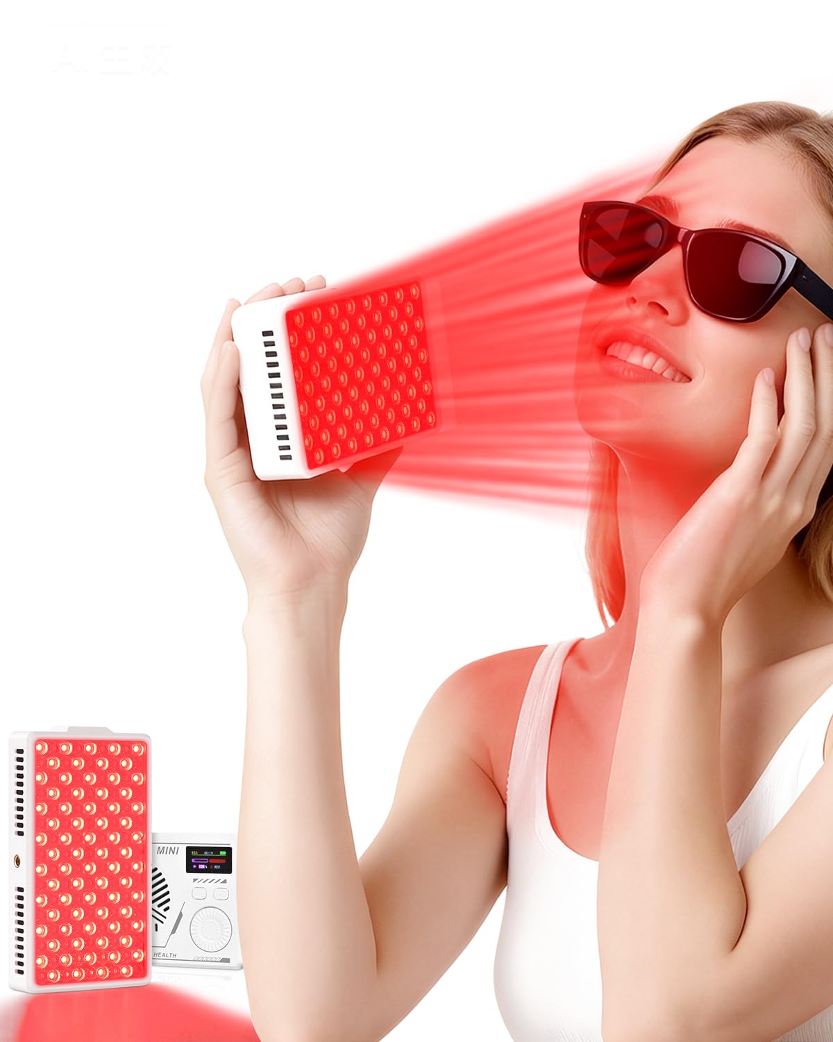 YIPFREE panneau rouge pour visage et corps, couverture uniforme pour résultats homogènes