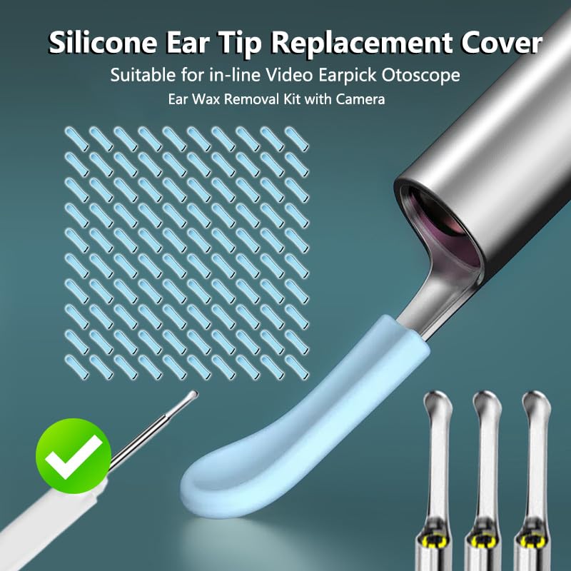 YIPINER embouts oreille silicone 100 pieces – remplacement pratique