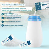 Boîte YiyueMed et contenu du kit nasal prêt à l’emploi.