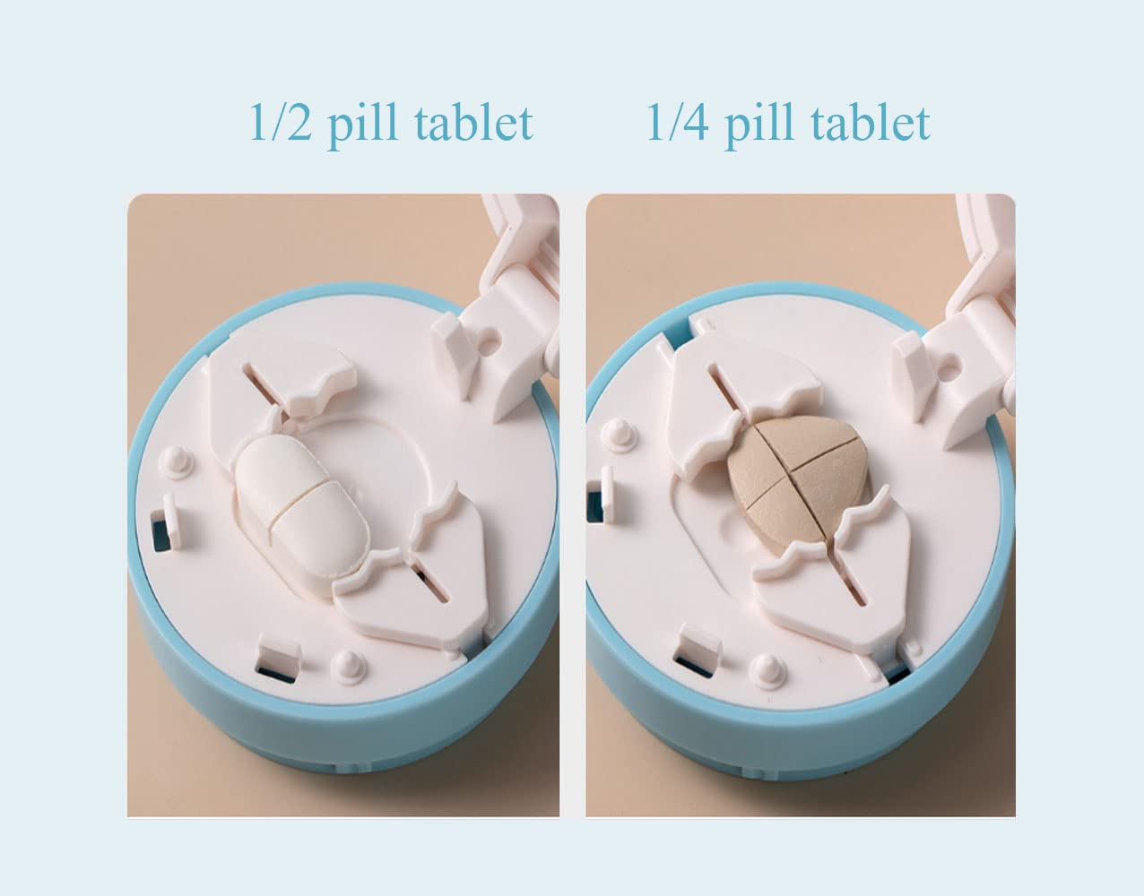 Pill cutter YJGMY 1/4 pour petits comprimés, pratique en voyage