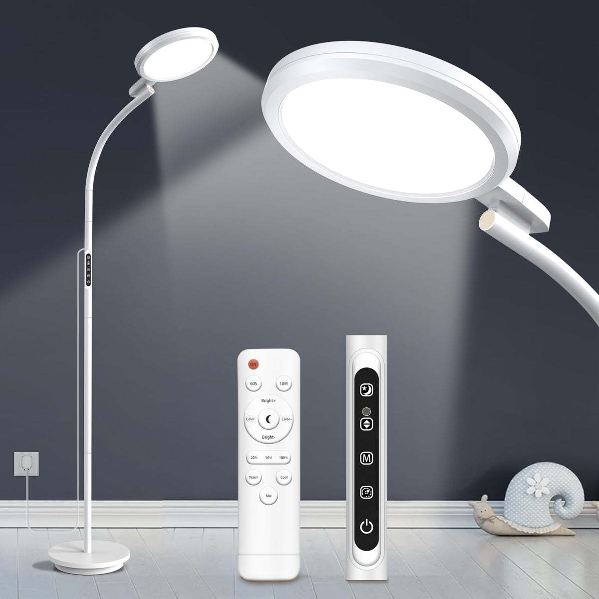 Lampe YKeluxon 10000 lux: énergie naturelle et concentration.