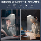 Contrôle tactile et télécommande pour ajuster rapidement la lumière.