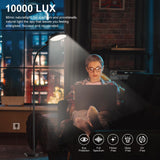 Lampe YKeluxon avec télécommande pour régler facilement l’éclairage.