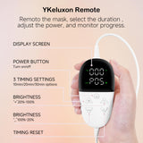 Télécommande YKeluxon pratique pour régler temps et intensité.
