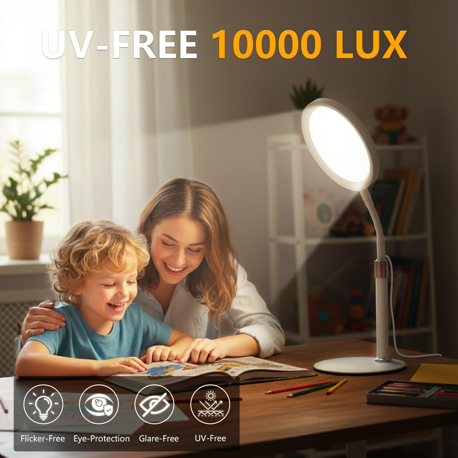 Trois températures lumineuses pour ambiance et travail.
