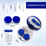 YKuzLx bouteille de solution lentilles, hydratation sécurisée en voyage.