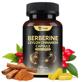 Gélules Yldegt Berberine Cannelle Ceylan dans une bouteille, potentiel soutien métabolique.