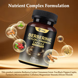 Capsules Yldegt Berberine Cannelle Ceylan – vegan pour énergie stable.