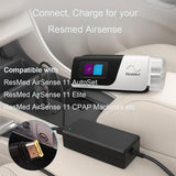 YLNYEUI Alimentation 12V-24V pour AirSense 11, idéale pour camping et voyages