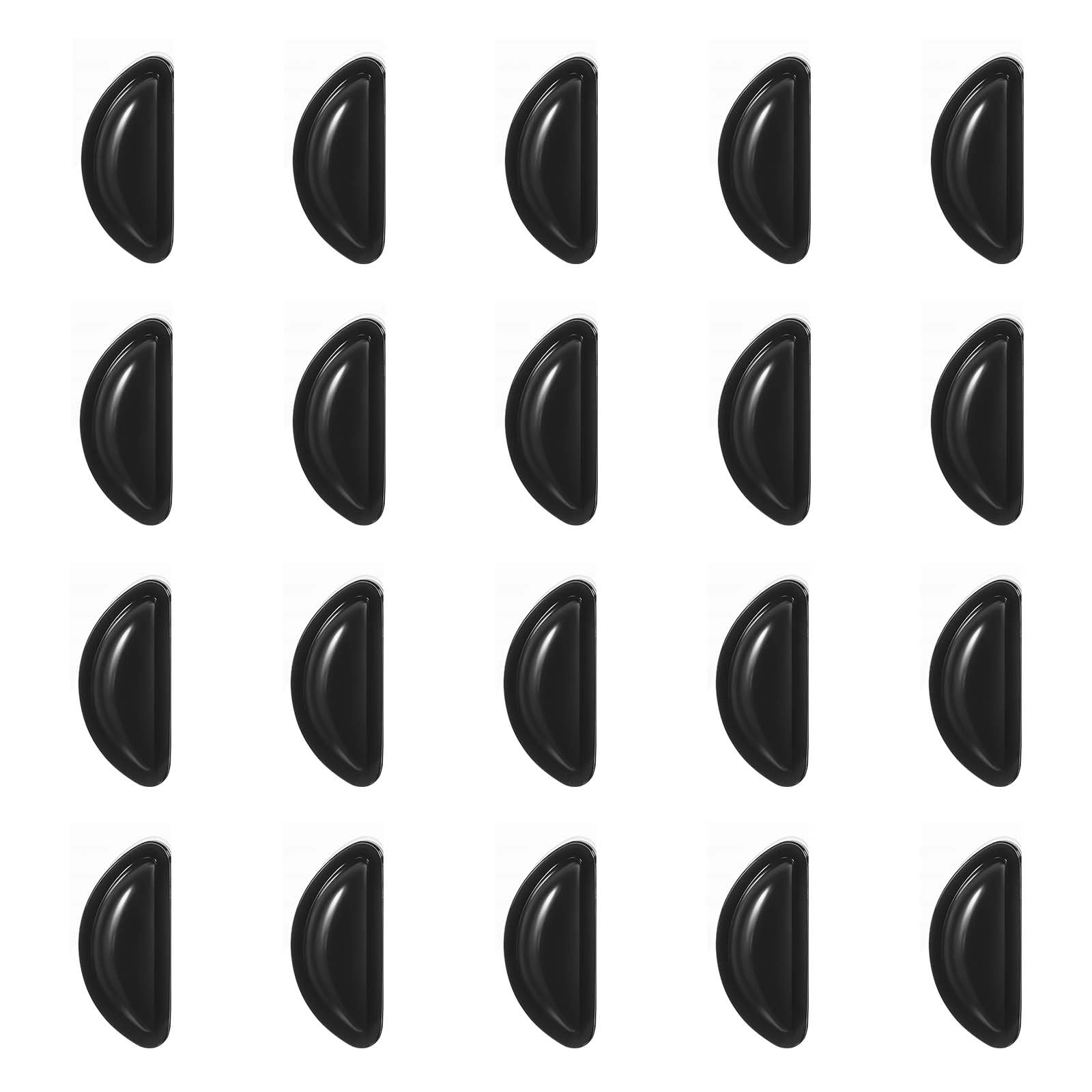 Coussins nasaux demi-lune anti-glisse Ymapinc en silicone, confort durable.