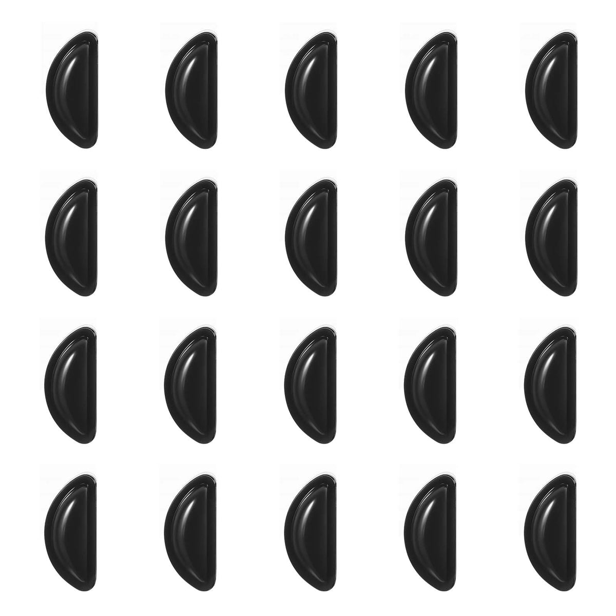 Coussins nasaux demi-lune anti-glisse Ymapinc en silicone, confort durable.