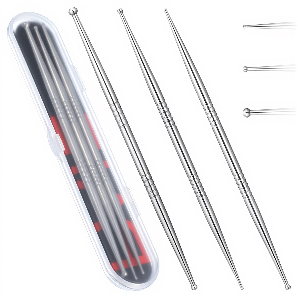 Ymapinc Stylo d'acupression visage pour stimuler les points de pression et la détente faciale.