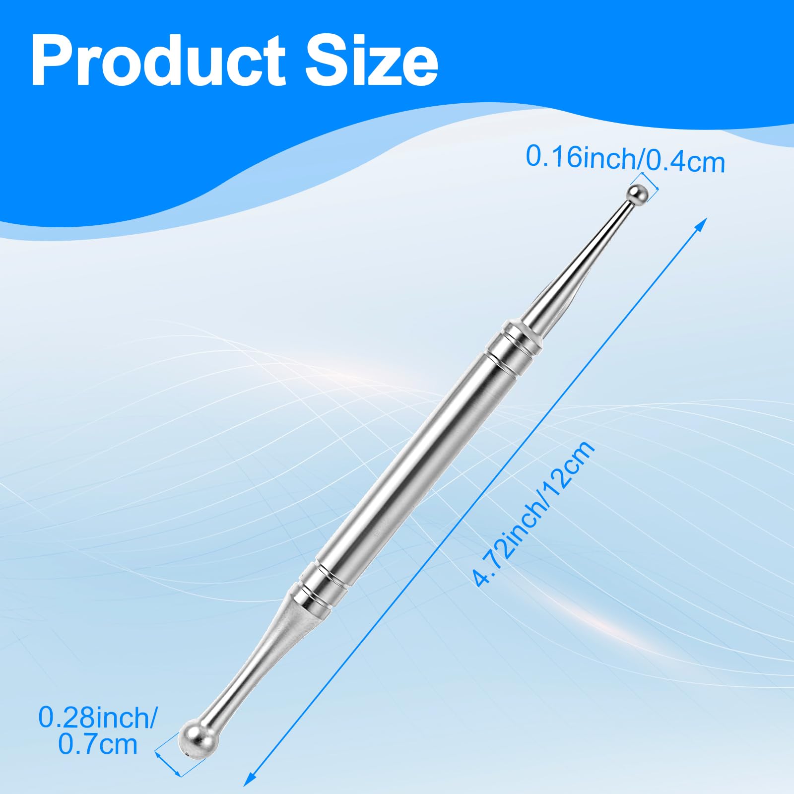 Ymapinc stylo acupuncture pointe-large – massage précis du visage.