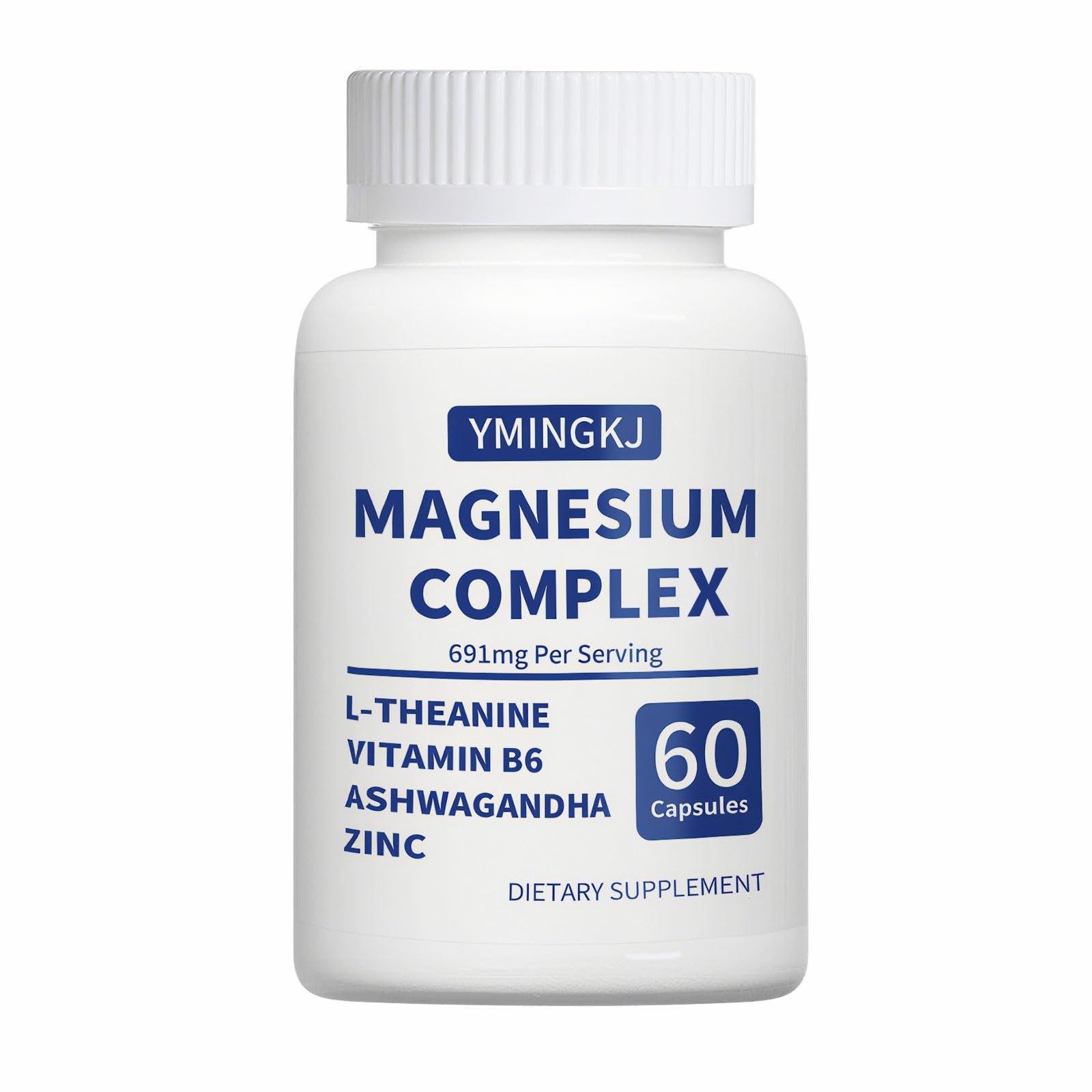 YMINGKJ Magnesium Complex – bouteille et étiquette, soutien relaxation