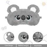 Bande élastique souple du masque Koala gris Ynaize, ajustement sans tiraillement.