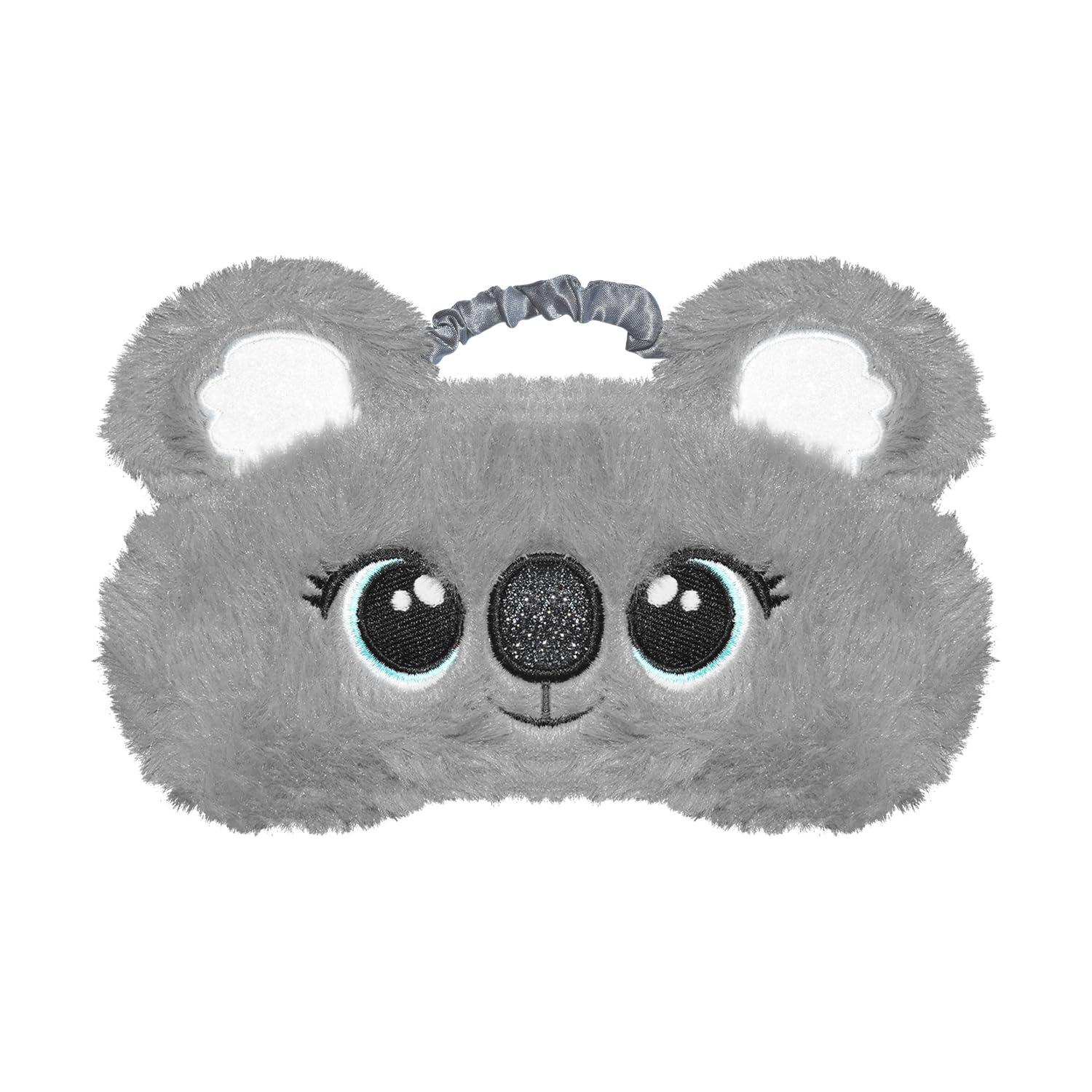 Masque de sommeil Koala gris Ynaize, face douce pour le confort.